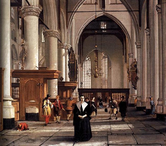 Cornelis de Man Interior of the Laurenskerk in Rotterdam